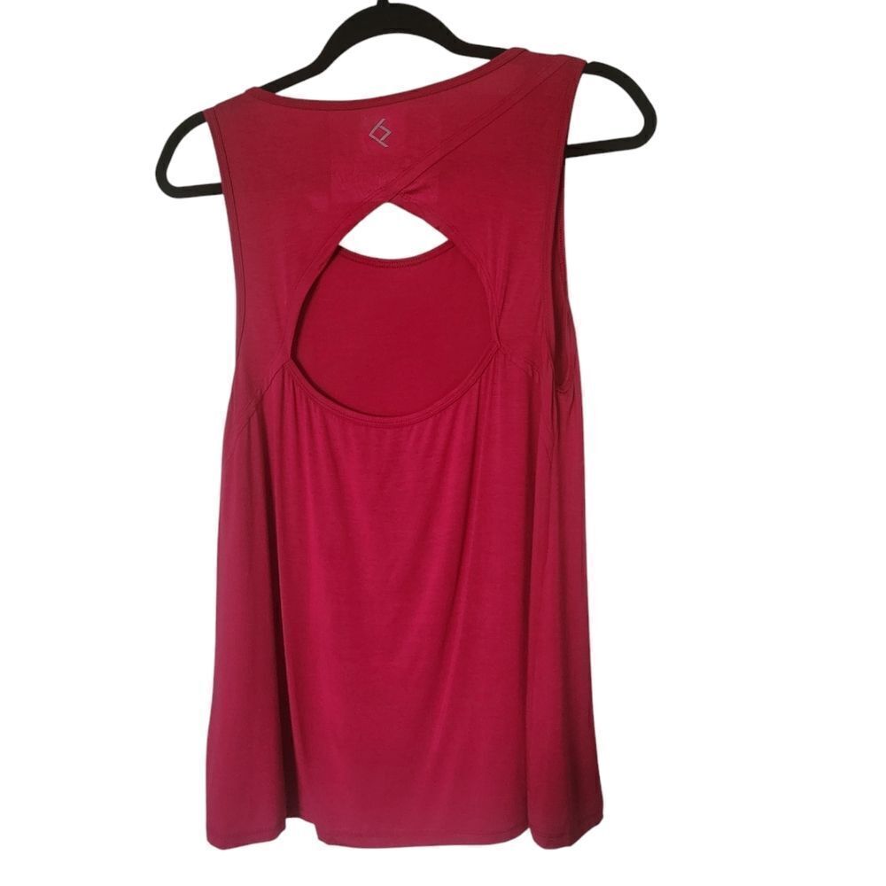 BSP Better Sports Performance Womens Activewear Tank Open Back Scoop Neck XL - Picture 2 of 6